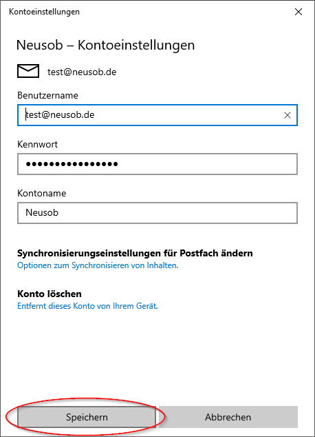 MailApp von Windows 10 - 