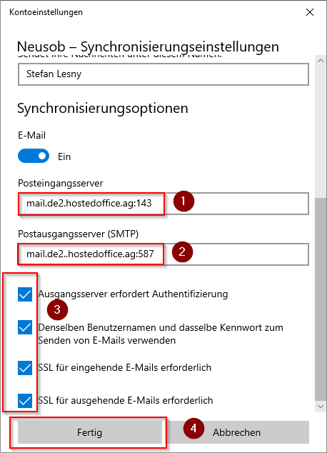 MailApp von Windows 10 - 